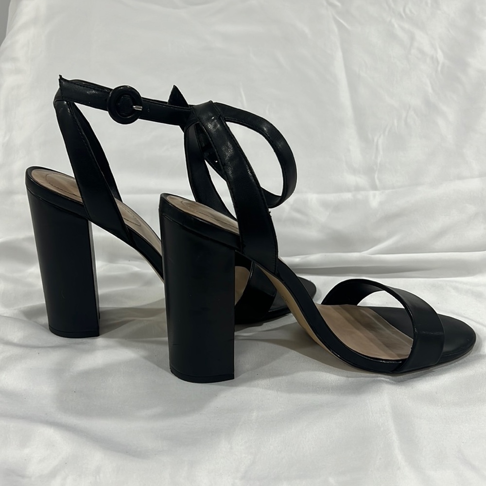 Mix No. 6 black chunky high heel sandals